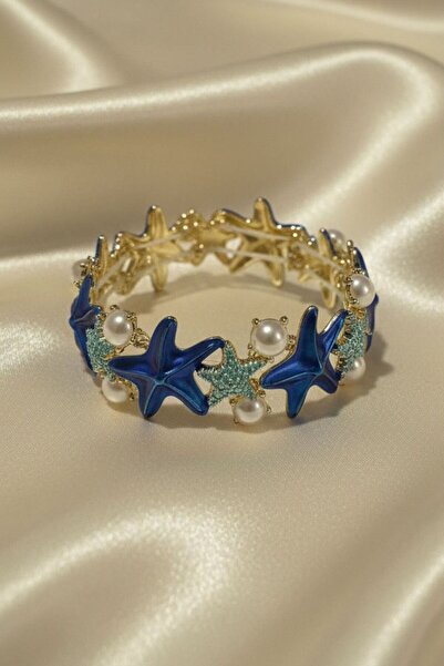 BHR AKSESUAR Colorful Elastic Starfish Detailed Bracelet