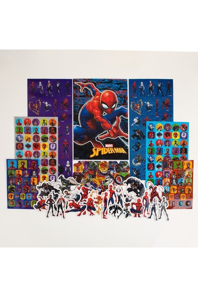 Marvel Set de 500 de autocolante Spider-Man și album