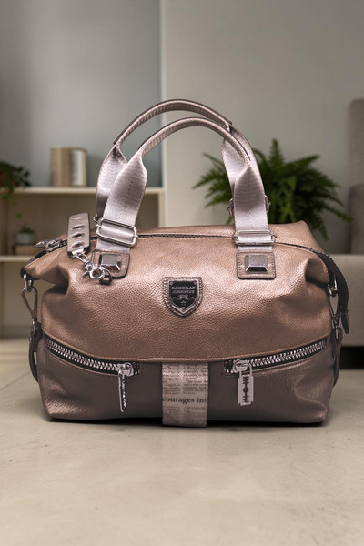 HFKY Women's Imported Bag. Accessory Detailed Hand and Shoulder Bag.