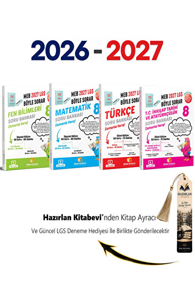 SİNAN KUZUCU YAYINLARI 8.Sınıf LGS 2027 MEB BÖYLE SORAR Soru Bankası Seti | B...
