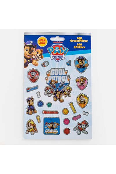 PAW PATROL Set de coli de autocolante - 200 de autocolante, 4 coli