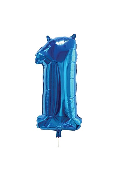 OEM Balon din folie albastru numărul 1 - 60cm