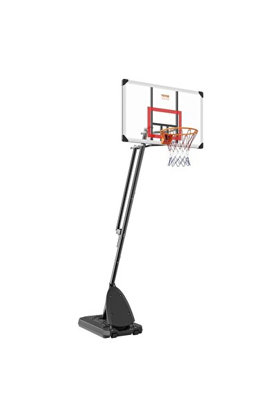 VEVOR Panou baschet inaltime reglabila 232-305 cm, diametru inel 483 mm, Otel...