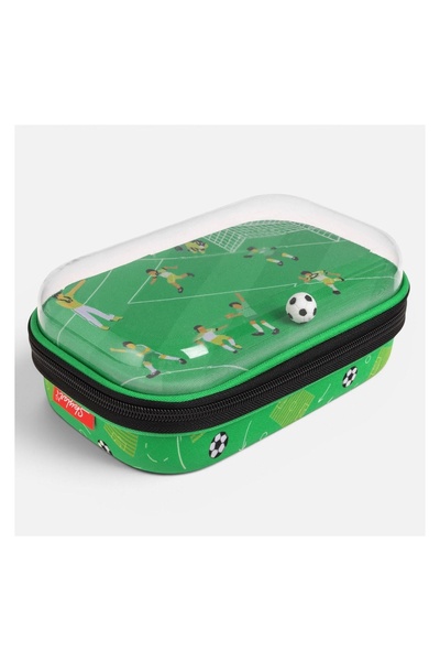 OEM Penar școlar pentru copii, model fotbal, 3D, 21x7x13.5cm – organizare ușo...
