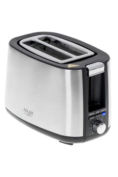 adler Prajitor de paine cu 7 niveluri, 900 W, Argintiu