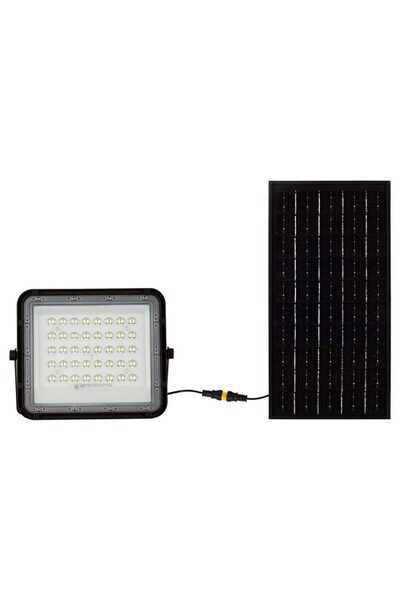V-TAC Proiector led cu incarcare solara 10 W, 800 lm, 4000K, IP65, Aluminiu