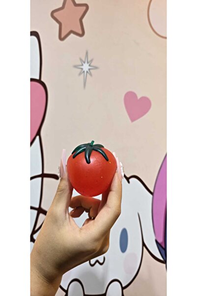 STRESS Domates şeklinde yumuşak squishy stres oyuncağı
