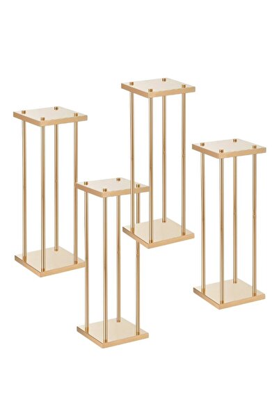 Vivatechnix Set 4 suporturi pentru flori Inaltime 80 cm, capacitate max 15 kg...
