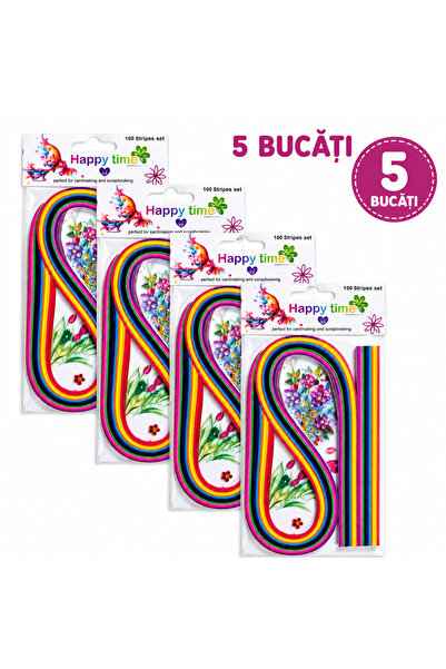 EGROSS 5 Pieces Quilling Paper