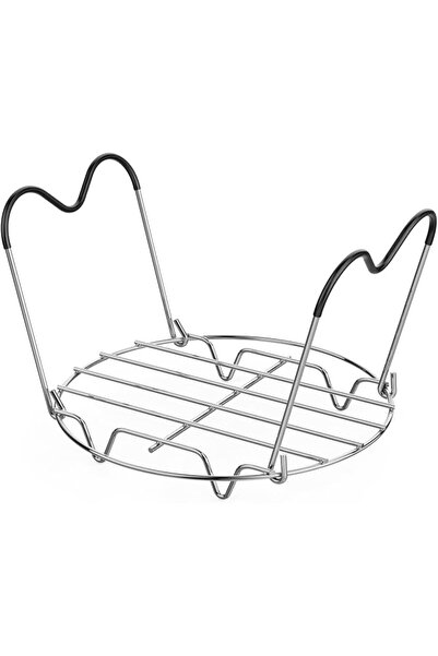 GENERAL Stainless Steel Steamer Rack with Silicone Handles Heat Resistant Com...
