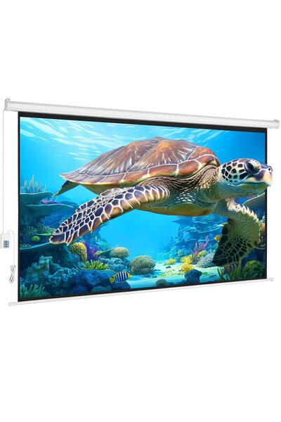 OEM Ecran de proiectie motorizat 100 inch, 4K Ultra HD, 16:9, Material anti-l...