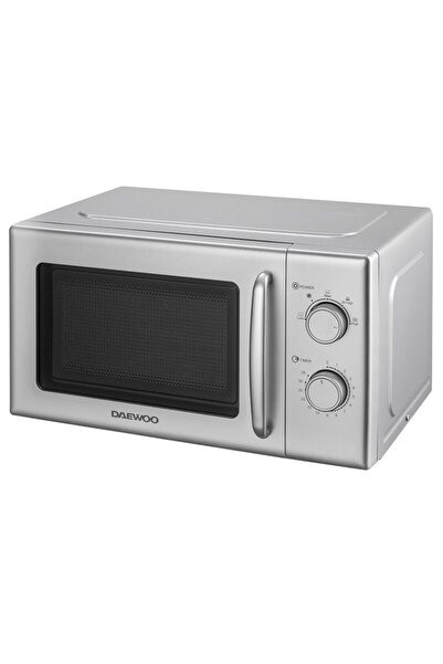 Daewoo Cuptor cu microunde 700 W, capacitate 20 l, Argintiu, Dezghetare, Inca...