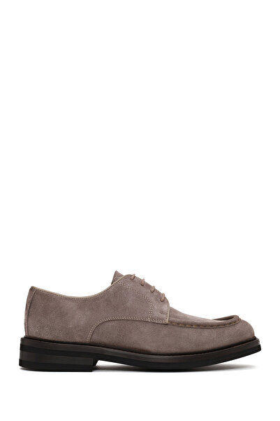 Derimod Men's Mink Lace-Up Suede Leather Casual Shoes Wm820007Ds
