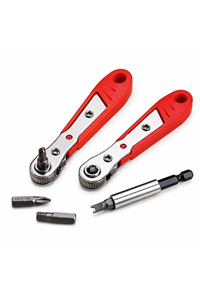 Nevara Multi-Purpose Small Ratchet Screwdriver with Angled Head and Ergonomic...