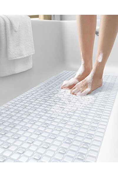 GENERAL Dexy Non-Slip Bathtub Shower Mat 16X39, Suction Cups, Drainage Holes,...