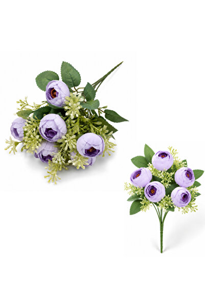OEM Buchet Flori Artificiale Ranunculus Decorativ, 5 Fire, 32 cm