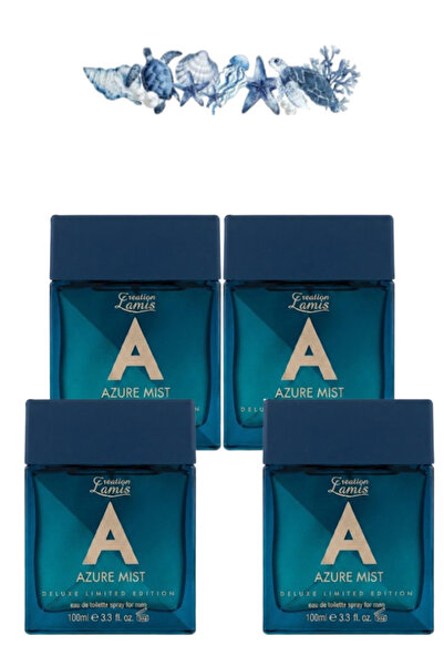 Creation Lamis 4 قطع من عطر أزور ميست ديلوكس إصدار محدود 100 مل