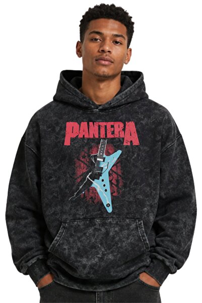SEVBANO Pantera Rock Metal Music Band Printed Unisex Oversize Washable Premiu...