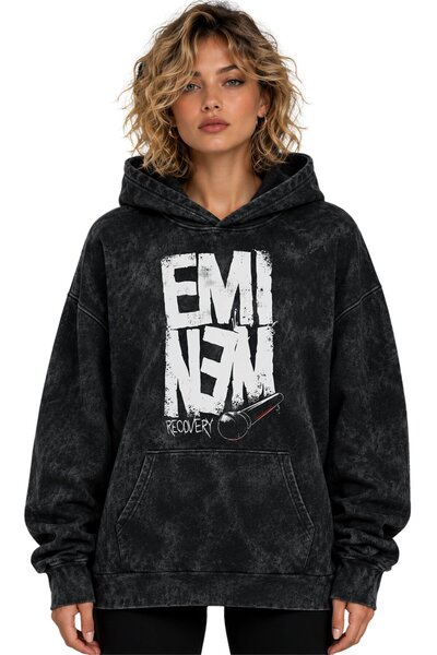 SEVBANO Eminem Rapper Singer Printed Unisex Oversize Premium Washable Hoodie ...