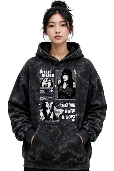 SEVBANO Billie Eilish Singer Printed Unisex Oversize Washable Premium Hoodie ...