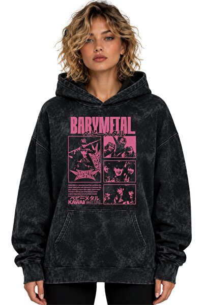 SEVBANO BabyMetal Ροκ Μέταλ Μουσικό Συγκρότημα Με Στάμπα Unisex Oversize Prem...