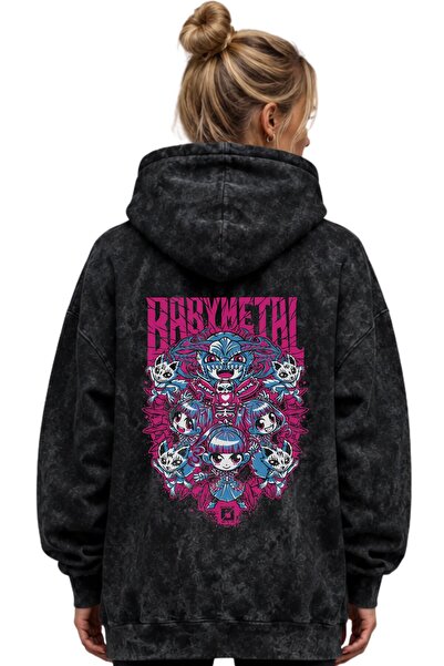SEVBANO BabyMetal Ροκ Μέταλ Μουσικό Συγκρότημα Με Στάμπα Unisex Oversize Prem...