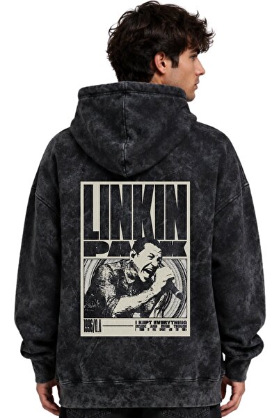 SEVBANO Linkin Park Rock Metal Music Band Printed Unisex Oversize Washable Pr...