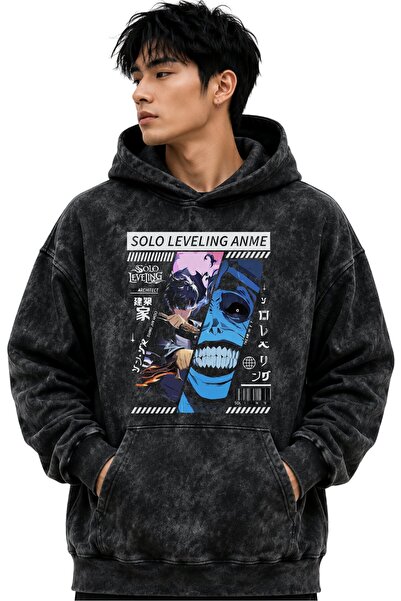 SEVBANO Solo Leveling Arise Anime Printed Unisex Oversize Washable Premium Ho...