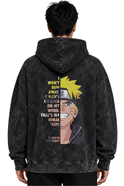 SEVBANO Naruto Uzumaki Anime Printed Unisex Oversize Washable Premium Hoodie ...