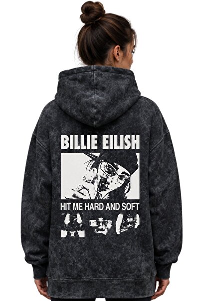 SEVBANO Billie Eilish Singer Printed Unisex Oversize Premium Washable Hoodie ...