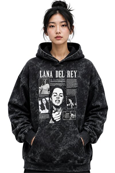 SEVBANO Lana Del Rey Singer Printed Unisex Oversize Washable Premium Hoodie S...