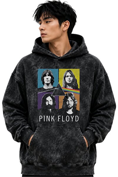 SEVBANO Pink Floyd Music Group Printed Unisex Oversize Washable Premium Hoodi...