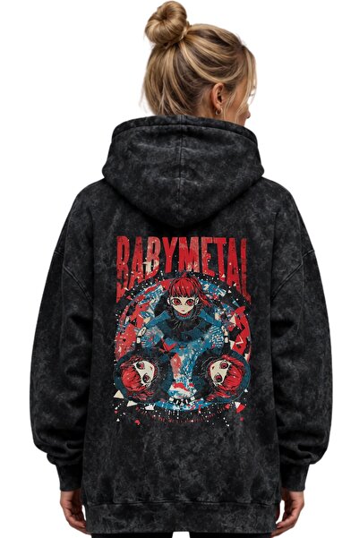 SEVBANO BabyMetal Ροκ Μέταλ Μουσικό Συγκρότημα Με Στάμπα Unisex Oversize Prem...