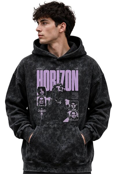 SEVBANO Horizon Rock Metal Music Band Printed Unisex Oversize Washable Premiu...