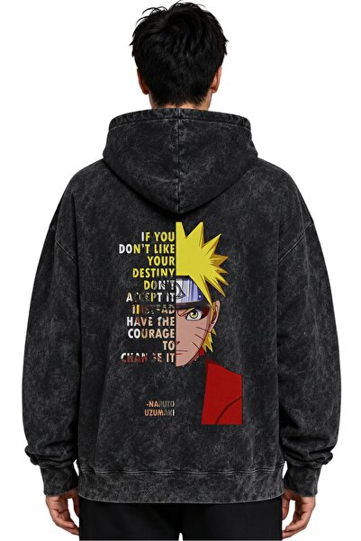 SEVBANO Naruto Uzumaki Anime Printed Unisex Oversize Washable Premium Hoodie ...