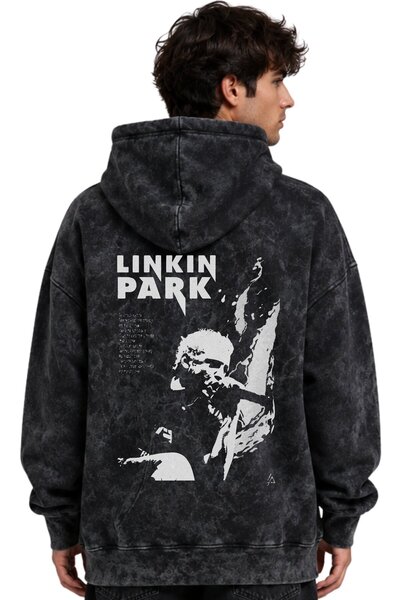 SEVBANO Linkin Park Rock Metal Music Band Printed Unisex Oversize Premium Was...