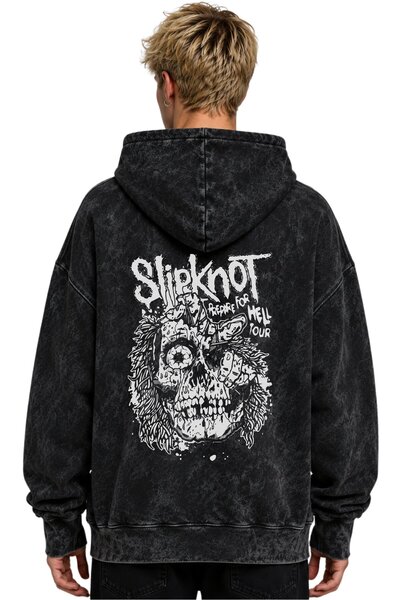 SEVBANO Slipknot Rock Metal Music Band Printed Unisex Oversize Premium Washab...