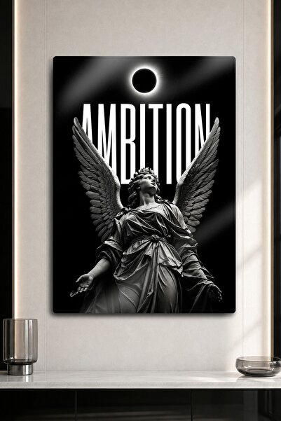 DekorHane Metal Print - Ambition Decorative Motivational Wall Painting