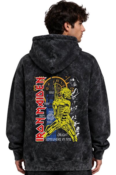 SEVBANO Iron Maiden Ροκ Μέταλ Μουσικό Συγκρότημα με Τυπωμένο Σχέδιο Unisex Ov...
