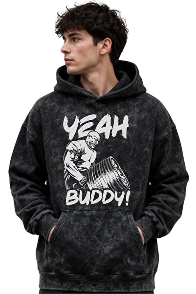 SEVBANO Ronnie Coleman Fitness Gym Bodybuilding Printed Unisex Oversize Premi...