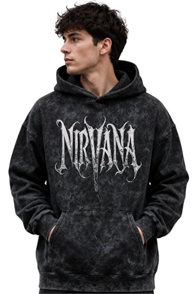 SEVBANO Nirvana Rock Metal Music Band Printed Unisex Oversize Washable Premiu...