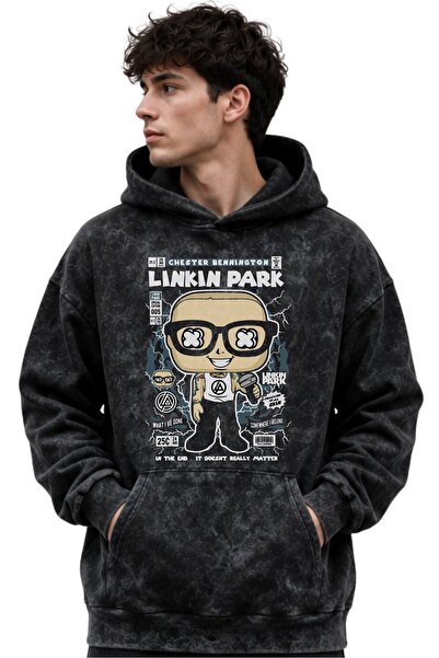 SEVBANO Linkin Park Rock Metal Music Band Printed Unisex Oversize Premium Was...