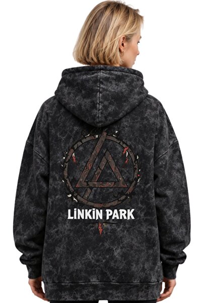 SEVBANO Linkin Park Rock Metal Music Band Printed Unisex Oversize Washable Pr...