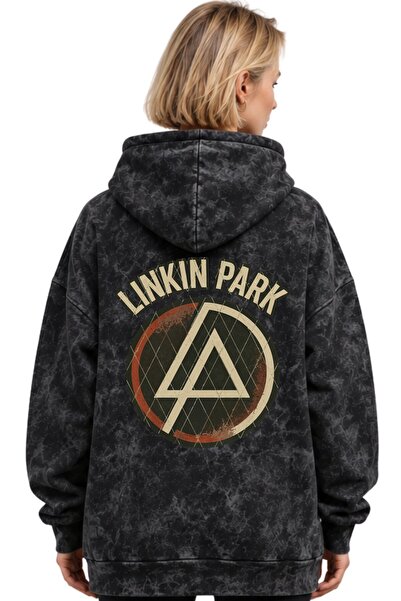 SEVBANO Linkin Park Rock Metal Music Band Printed Unisex Oversize Washable Pr...
