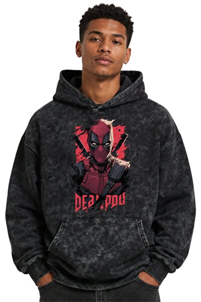 SEVBANO Deadpool filmski heroj, unisex, velika, periva, premium majica sa kap...