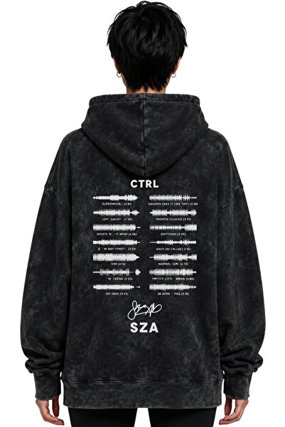 SEVBANO Φούτερ με κουκούλα SZA Rapper Singer με στάμπα, Unisex, Oversize, Pre...