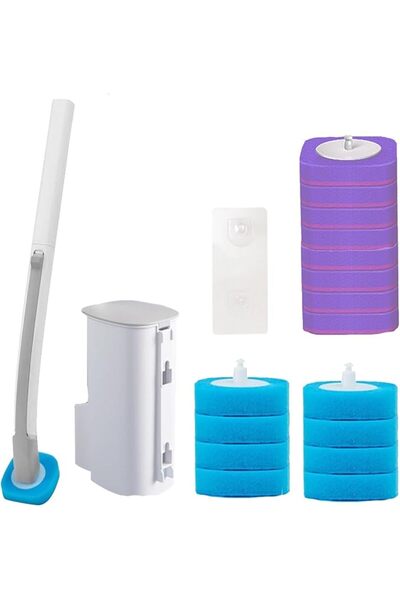 GENERAL Disposable Toilet Wand, Toilet Brush Cleaner with 16 Refillable Wands...