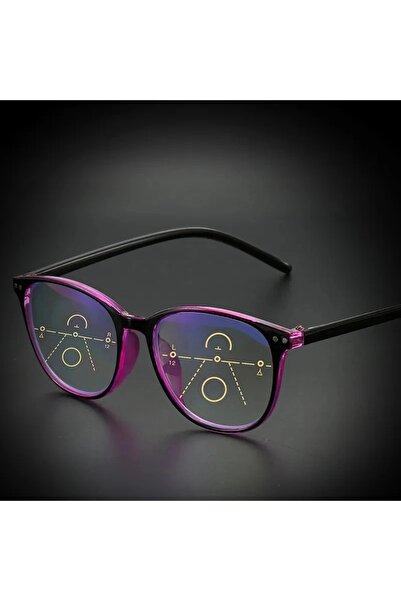 Choice7 +250 PURPLE New 3 in 1 Progressive Multifocal Reading Glasses For Wom...