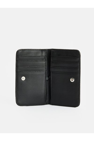 LC Waikiki Black Leather Look Women's Wallet