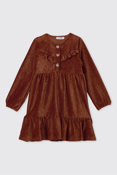 Panço Baby Girl Tile Dress